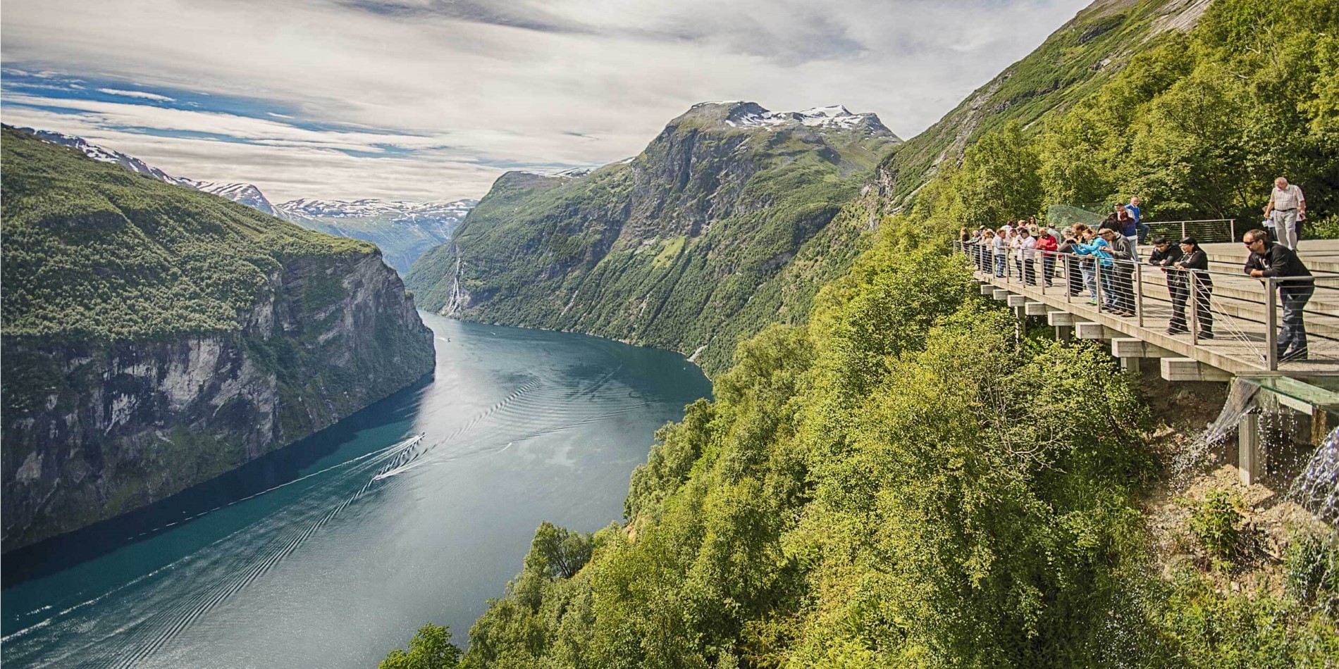 Sail with Hurtigruten in the summer months (Jun-Aug) and experience the stunning Geirangerfjord up close.